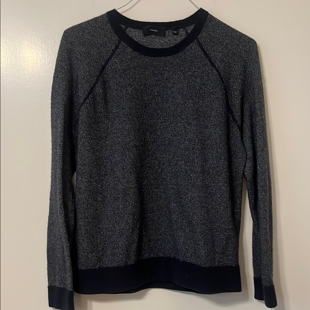 Vince Cashmere & Wool Navy Top